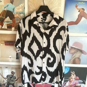 Express Camp Collar Rayon Shirt